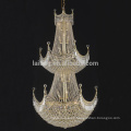 Grand lustre de cristal de luxe en forme de couronne-62037